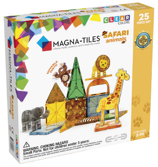 Magna-Tiles Μαγνητικό Παιχνίδι 25 κομματιών Safari