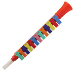 Svoora Πλαστικό πολύχρωμο κλαρινέτο με παρτιτούρες παιδικών τραγουδιών 89144