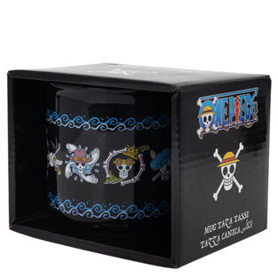 One Piece Skulls Anime Breakfast Mug 14 Oz In Gift Box