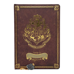 Harry Potter A5 Chunky Notebook-Burgundy – Crest & Customise (SLHP509)