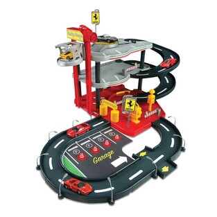 Burago Ferrari  Race & Play Parking Garage 1/43 18-31204