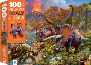 Hinkler Παιδικό Puzzle Dinosaur Island 100pcs (TJ-5)