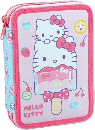 Gim Κασετίνα διπλή Γεμάτη Hello Kitty Cupcake