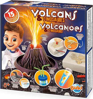 Buki Volcanoes and Dinosaurs Εκπαιδευτικό Παιχνίδι Πειράματα για 8+ Ετών