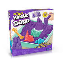 Spin Master Παιχνίδι Κατασκευών με Άμμο Kinetic Sand Sandbox Set Purple για Παιδιά (20146488)