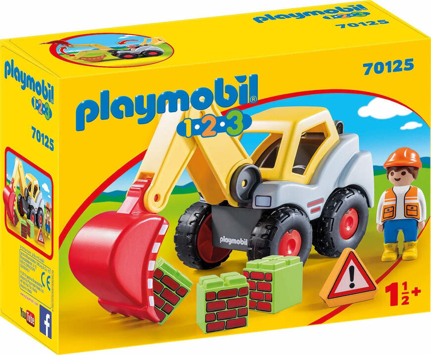 Playmobil 123 Φορτωτής Εκσκαφέας (70125)