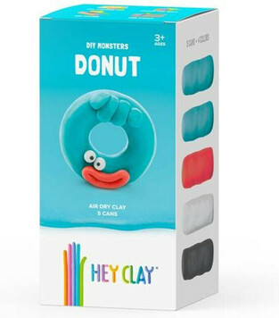 Hey Clay Claymates Monsters Donut Πολύχρωμος Πηλός (MMN006)