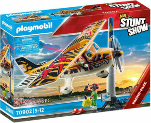 Playmobil Stunt Show Ακροβατικό Αεροπλάνο Τίγρης (70902)