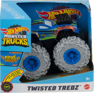 Hot Wheels Αυτοκινητάκι Hot Wheels Monster Trucks Twisted Tredz Rodger Dodger (GVK40)