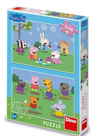 Παζλ Dino Peppa Pig 2*48