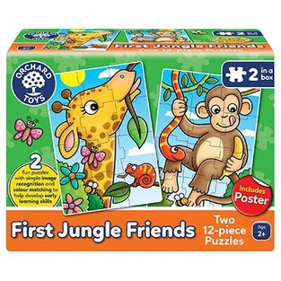 Orchard Toys "Οι πρώτοι φίλοι της ζούγκλας" Παζλ- Jigsaw Ηλικίες 2+ ετών