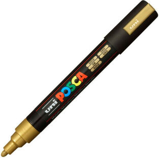 Posca  Μαρκαδόρος Ανεξίτηλος PC-5M 2.5mm Gold