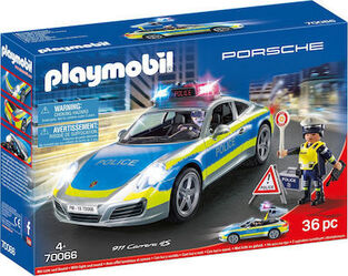 Playmobil Porsche 911 Carrera 4S Αστυνομικό όχημα 70066