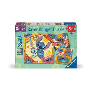 Ravensburger Disney Puzzle: Stitch - Aloha (3x49 pcs)