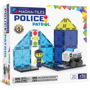 Magna-Tiles Μαγνητικό Παιχνίδι 20 κομματιών Police Patrol