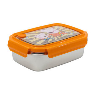 Peppa Pig Stainless Steel Large Rectangular Sandwich Box 1020 ml Kindness Counts (ST41227)
