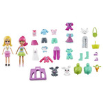 Mattel Παιχνίδι Μινιατούρα Polly Pocket με Ρούχα Αθλητικά & Αξεσουάρ Adorable Animals (GGJ48/HDW53)